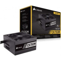 CORSAIR CX750M 750 Watt 80 PLUS Bronze Certified Modular ATX Power Supply